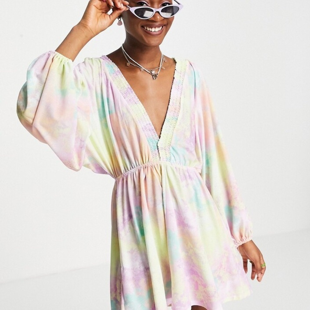 ASOS Tie-Dye Pastel Dress